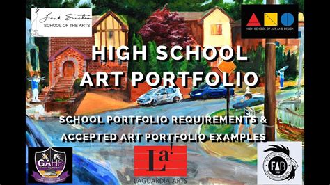 ART HIGH SCHOOL Art Portfolio EXAMPLES & Requirements- LaGuardia, Frank Sinatra, Art & Design HS ...