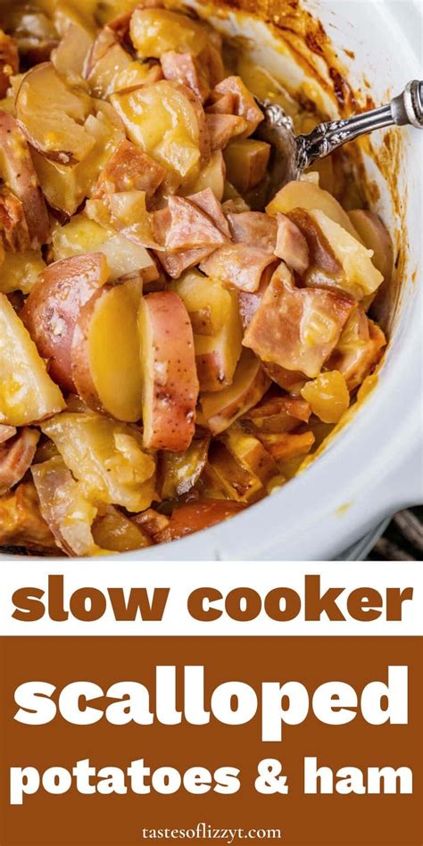 Slow cooker scalloped potatoes and ham – Artofit