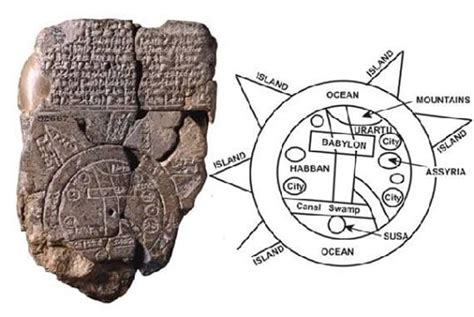 The Babylonian Map of the World, Imago Mundi (c. 600 BCE) | Remember, Armenia is the only one ...