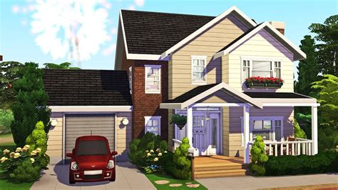 Suburban House Plan Sims 4