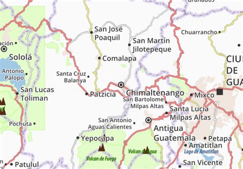 MICHELIN Chimaltenango map - ViaMichelin