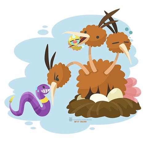 Dodrio #pokemon | Pokemon, Kawaii anime, Anime