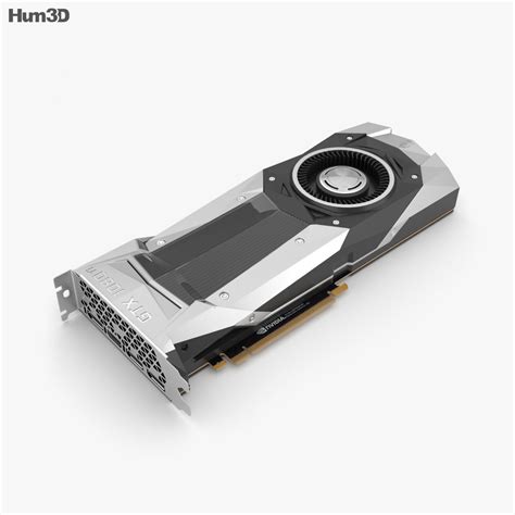 NVidia GeForce GTX 1080 TI Graphics Card 3D model - Download Computer Accessories on 3DModels.org