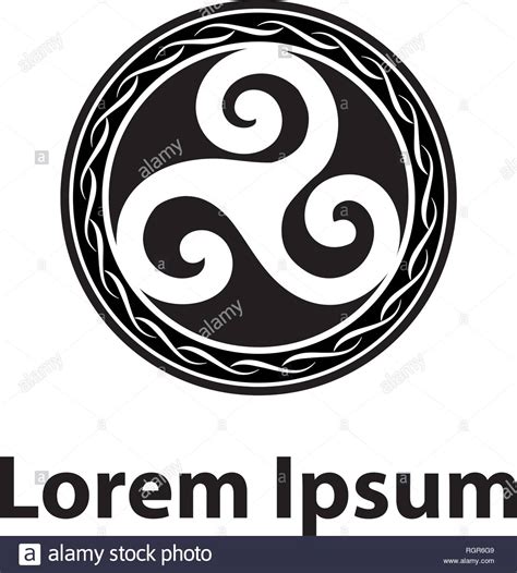 Triple Spiral, ancient Celtic symbol Stock Vector Image & Art - Alamy