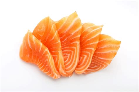 SALMON SASHIMI — Standing Sushi Bar