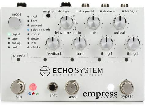 Empress Effects Echosystem Dual Engine Delay Pedal | Sweetwater