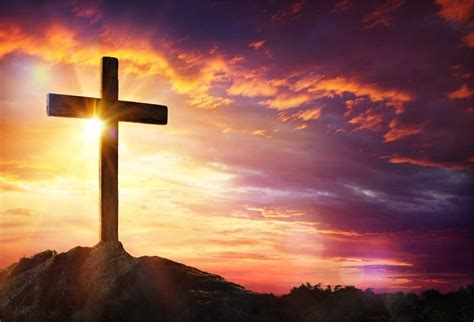 Amazon.com : LFEEY Vinyl 10x7ft Backdrop Jesus Christ Cross Sunrise Photography Background ...