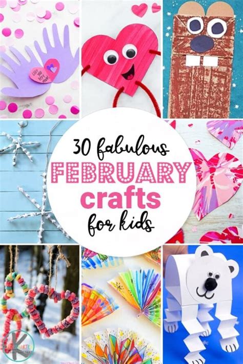 30 Fabulous February Crafts for Kids