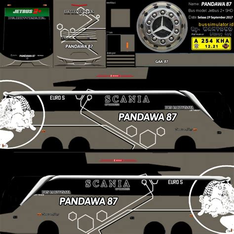 Kumpulan Livery Bus Simulator Indonesia V5 | Download Livery BUSSID Mod