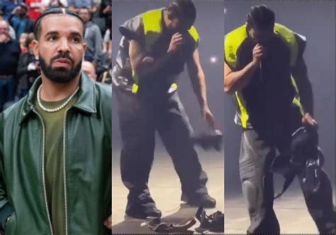 US rapper, Drake bombarded with bras on stage, begs for mercy - Gistlover