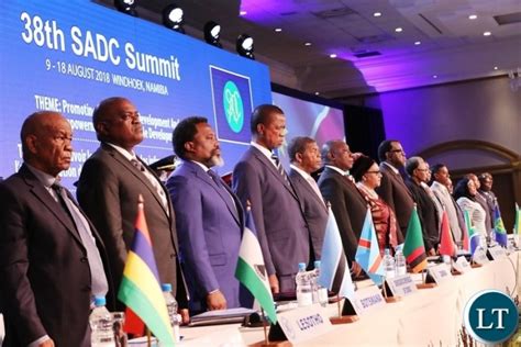 Zambia : SADC calls for action to better lives