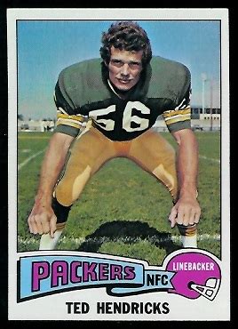 1975 Topps Football Card #315: Ted Hendricks