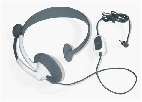 360 Wired Headset - Original Xbox 360 Mic, HD Png Download - kindpng