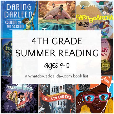 4th Grade Summer Reading List