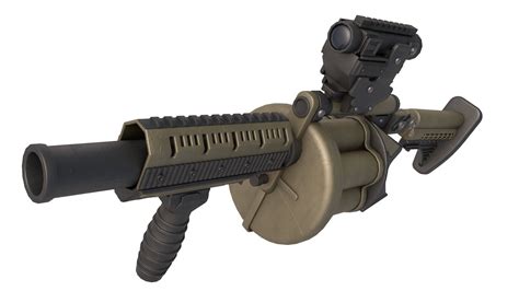 Grenade Launcher Milkor 3D model | CGTrader