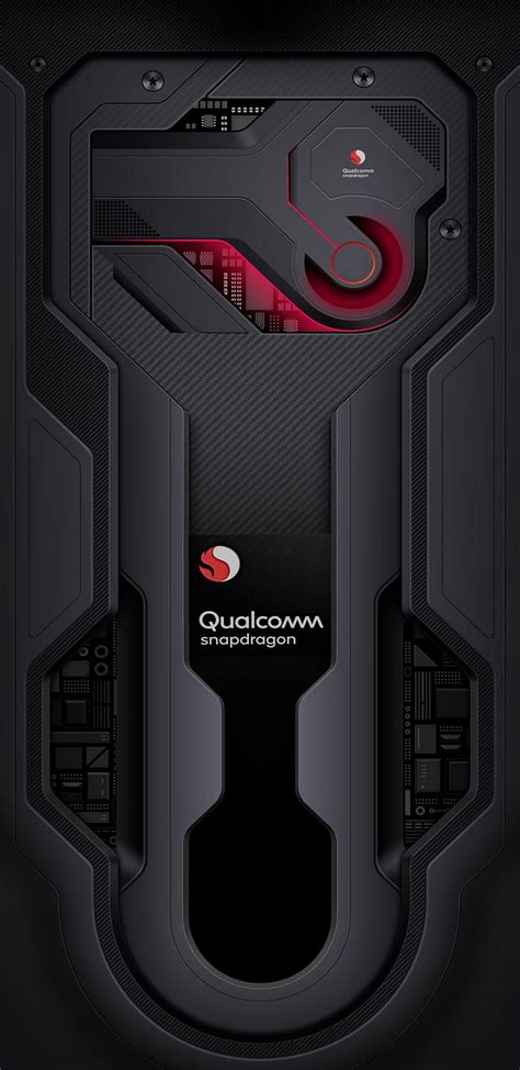 Qualcomm Snapdragon, black, charcoal, chipset, glowing, logo, no exynos ...