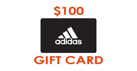 $100 Adidas Gift Card | Adidas gifts, Restaurant gift cards, Subway gift card