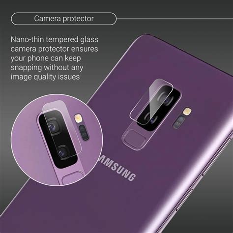 Olixar Samsung Galaxy S9 Plus Camera Protector - Twin Pack