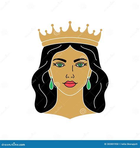 Queen Icon, Cartoon Style Vector Illustration | CartoonDealer.com #79445108