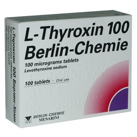 T4 L Thyroxin - 100tabs (100mcg/tab) | Berlin Chemie