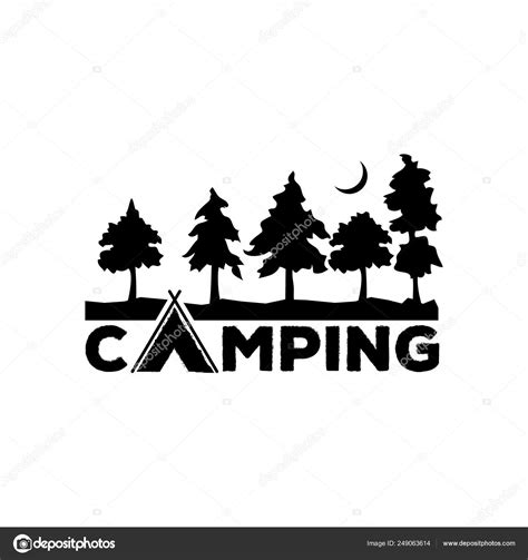 Camp Vector Logo Logo Camping Logo Element Emblem Outdoor Activity ...