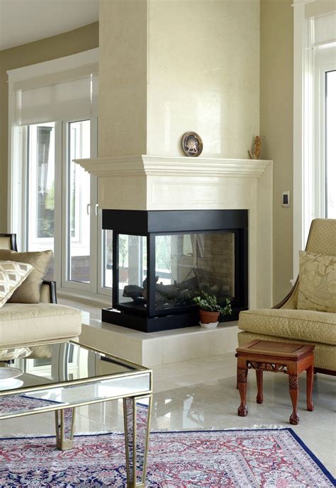 22 best 3 sided fireplace images on Pinterest | Gas fireplaces, 3 sided ...