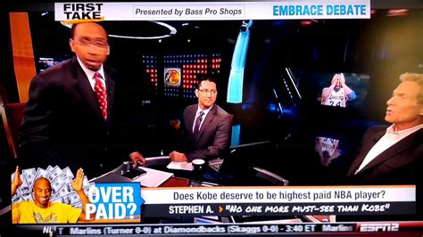 Stephen A. Smith Walks Off The Set Of First Take - YouTube