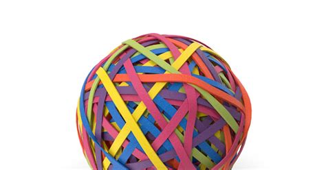 Colorful Rubber Band Ball, 3D - Envato Elements