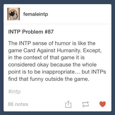 intp humor - good luck trying to find something that will offend us | Intp, Intp personality ...