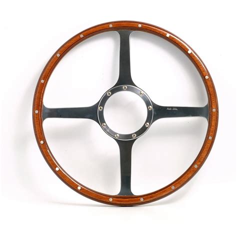 Classic 4 Spoke 16in Wood Rim Steering Wheel