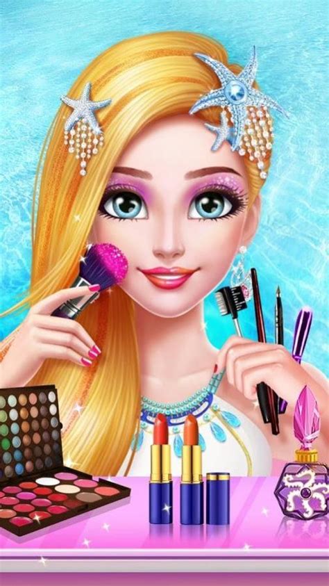 Mermaid Princess Makeup - Girl Fashion Salon: Tips, Tricks, Cheats