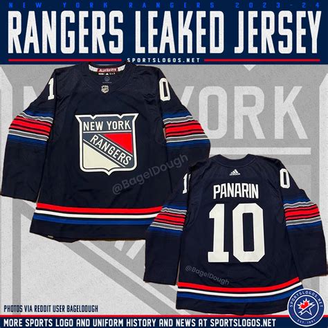 Pics: New York Rangers New Dark Blue Third Jerseys Leaked – SportsLogos ...