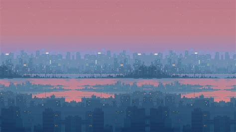 Lofi City Desktop Wallpapers - Wallpaper Cave