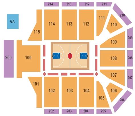 Grand Canyon University Arena Tickets in Phoenix Arizona, Seating ...