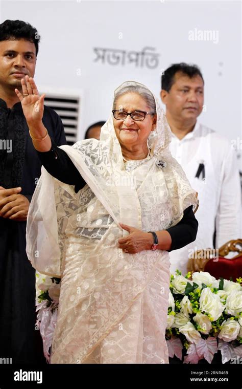 Dhaka, Bangladesh - September 01, 2023: Prime Minister Sheikh Hasina ...