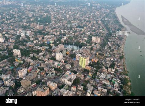 Rajshahi, Bangladesh - November 07, 2021: The bird's-eye view of ...