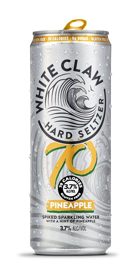 White Claw 70 Pineapple Flavor | White Claw 70-Calorie Pineapple and Clementine Hard Seltzer ...