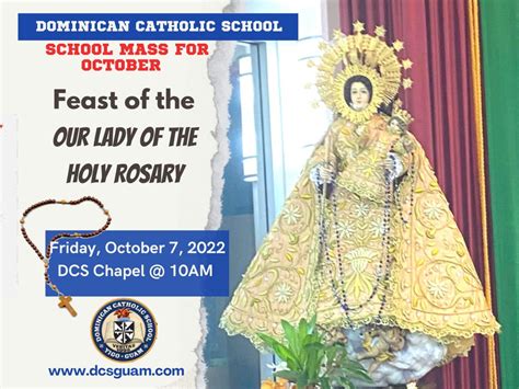 October, Month Of The Holy Rosary – Dominican Catholic School