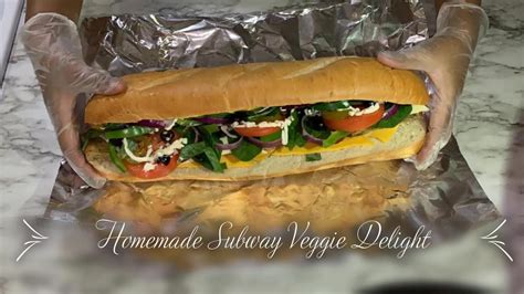 Subway Veggie Delight Homemade | How to make Subway Veggie Delight ...