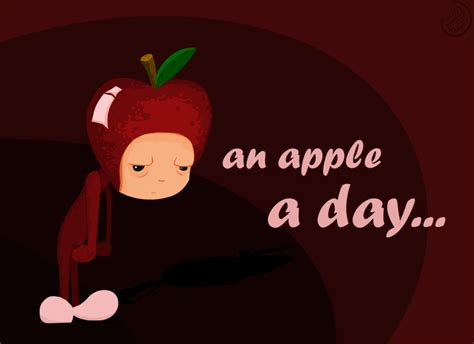 An apple a day... — Weasyl