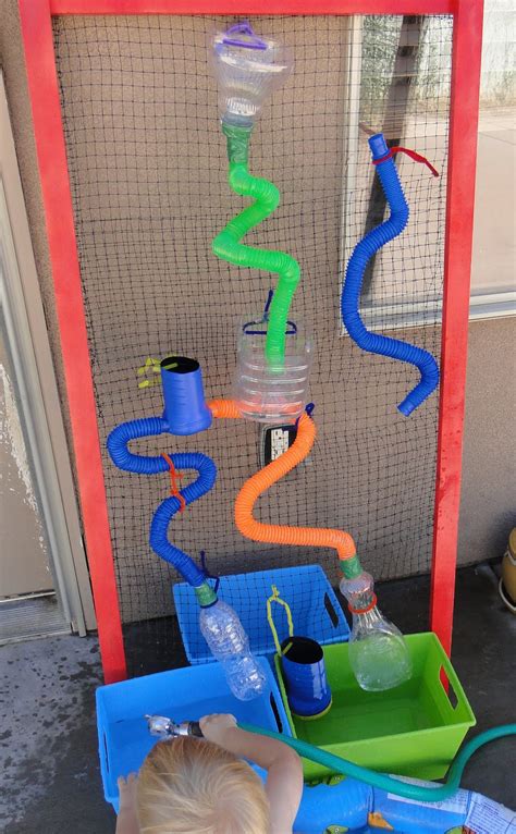 let the children play: ideas for a water wall at preschool