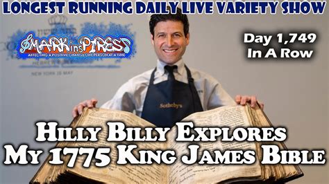 Ever Seen A 1775 King James Bible? HillyBilly Calls In! - YouTube