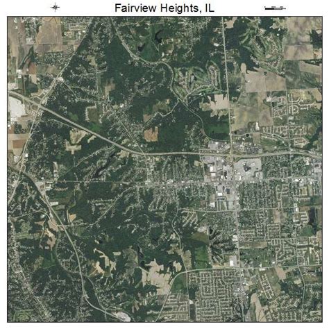 Aerial Photography Map of Fairview Heights, IL Illinois