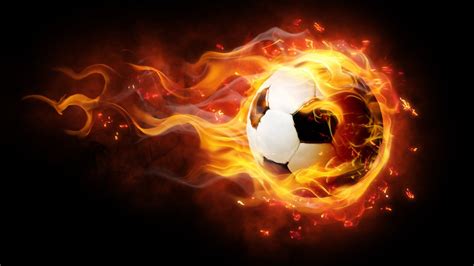 Flaming Soccer Ball Wallpaper (55+ images)