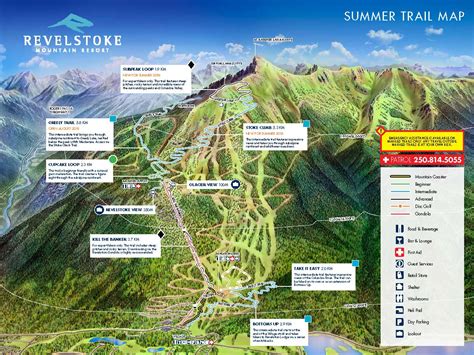 Revelstoke Mountain Resort Map