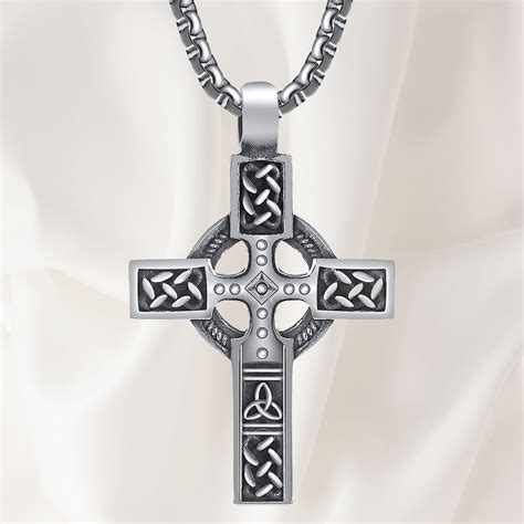 Stainless Steel Necklace Jesus Crucifix Cross Necklace for Men - Etsy