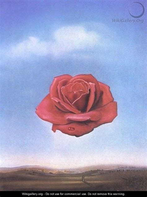 Meditative Rose - Salvador Dali - WikiGallery.org, the largest gallery ...