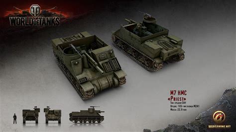 World of Tanks, Tank, Wargaming, M7 Priest HD Wallpapers / Desktop and ...