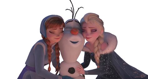 Elsa, Anna and Olaf hug by LadyHimekaKujyou on DeviantArt