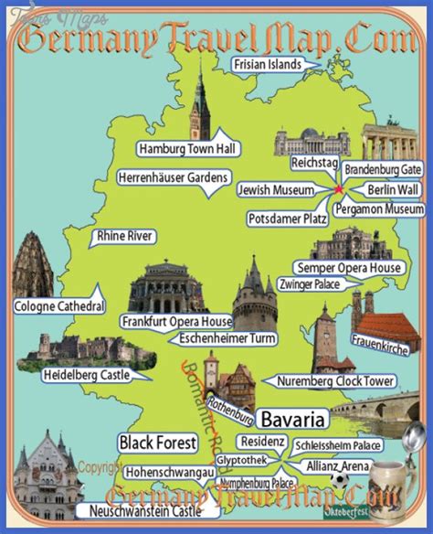 Germany Map Tourist Attractions